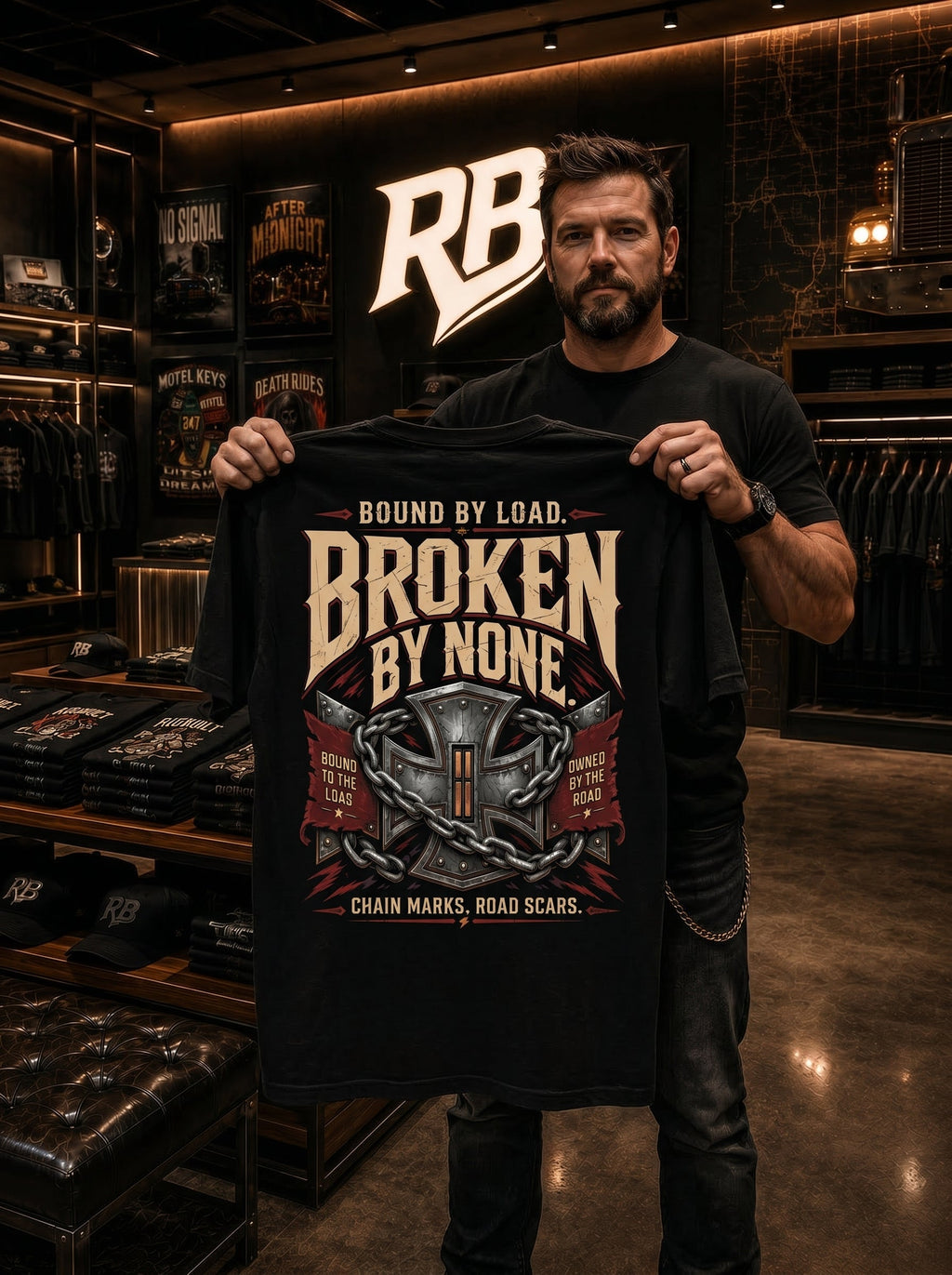 Broken By None - Tee Front Back