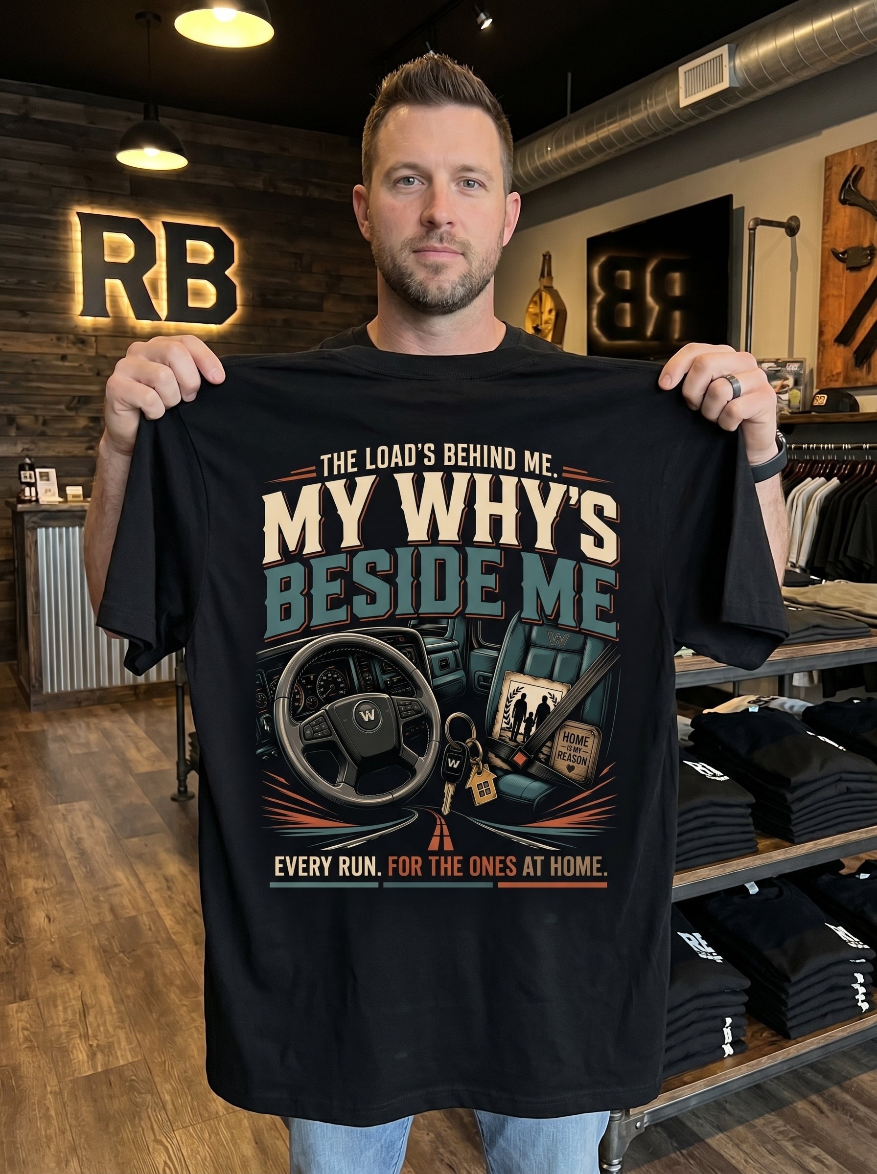 My Why’s Beside Me - Tee Front Back