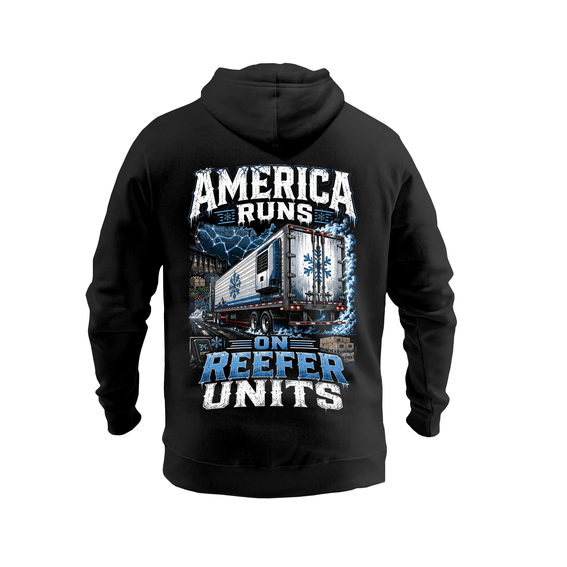 America Runs On Reefer Units - Hoodie