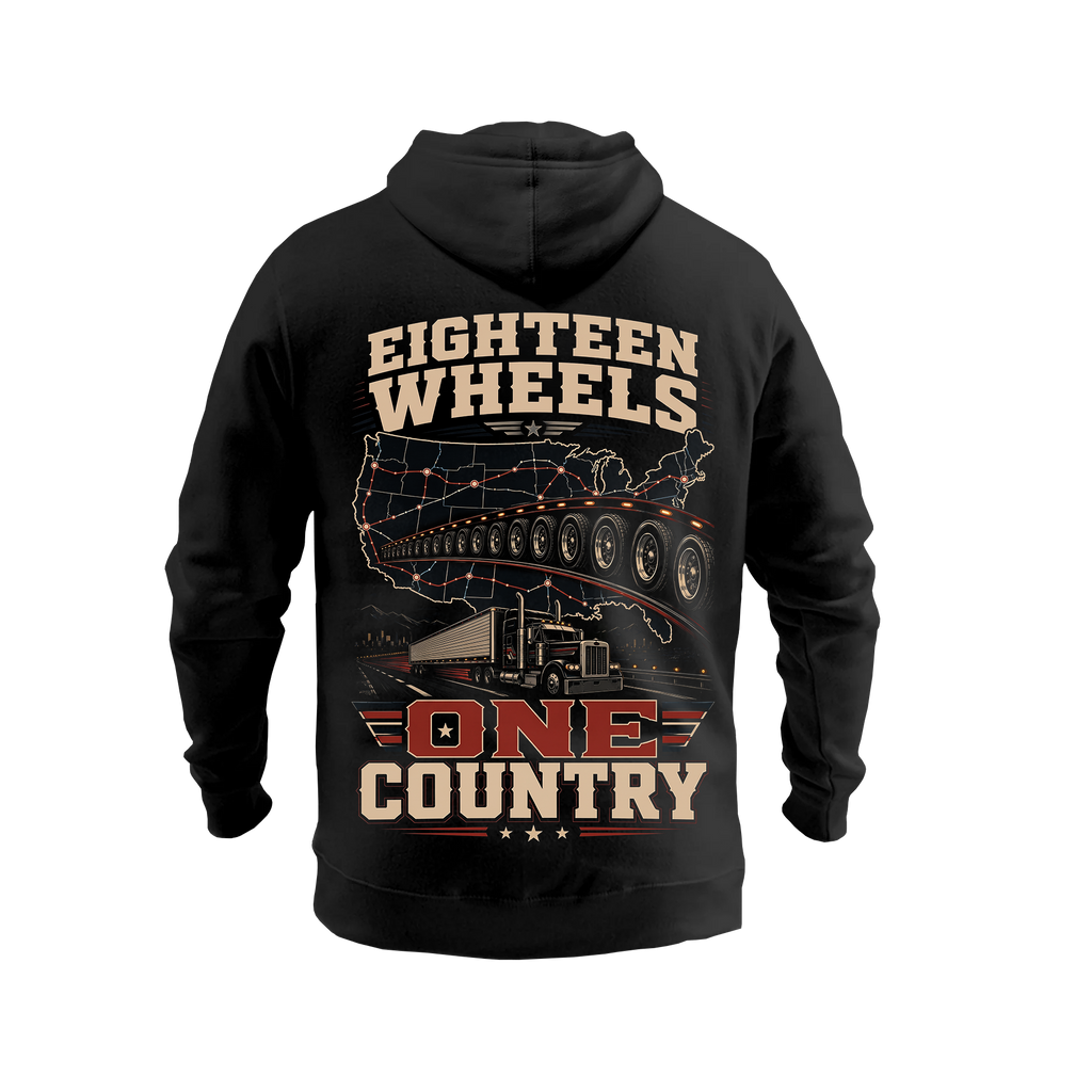 Eighteen Wheels One Country - Hoodie