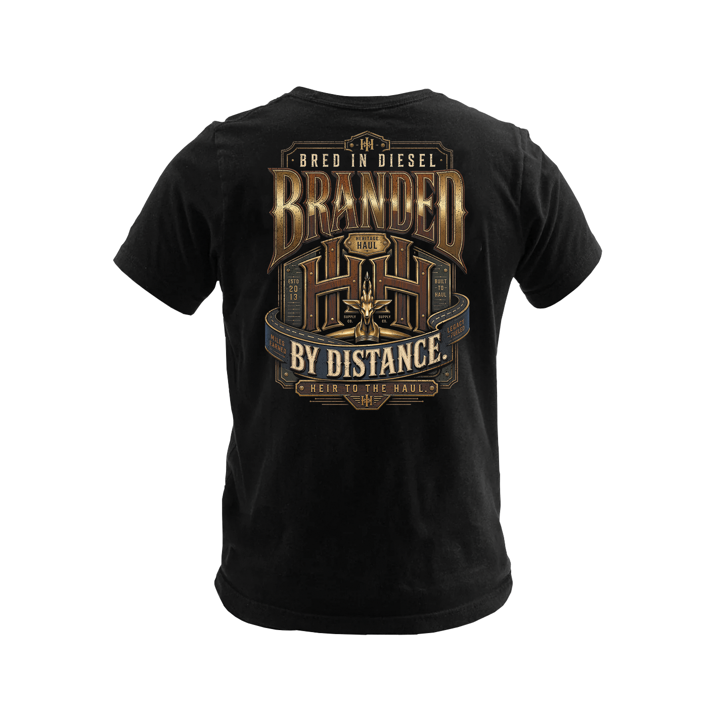 Branded By Distance - Tee Front Back