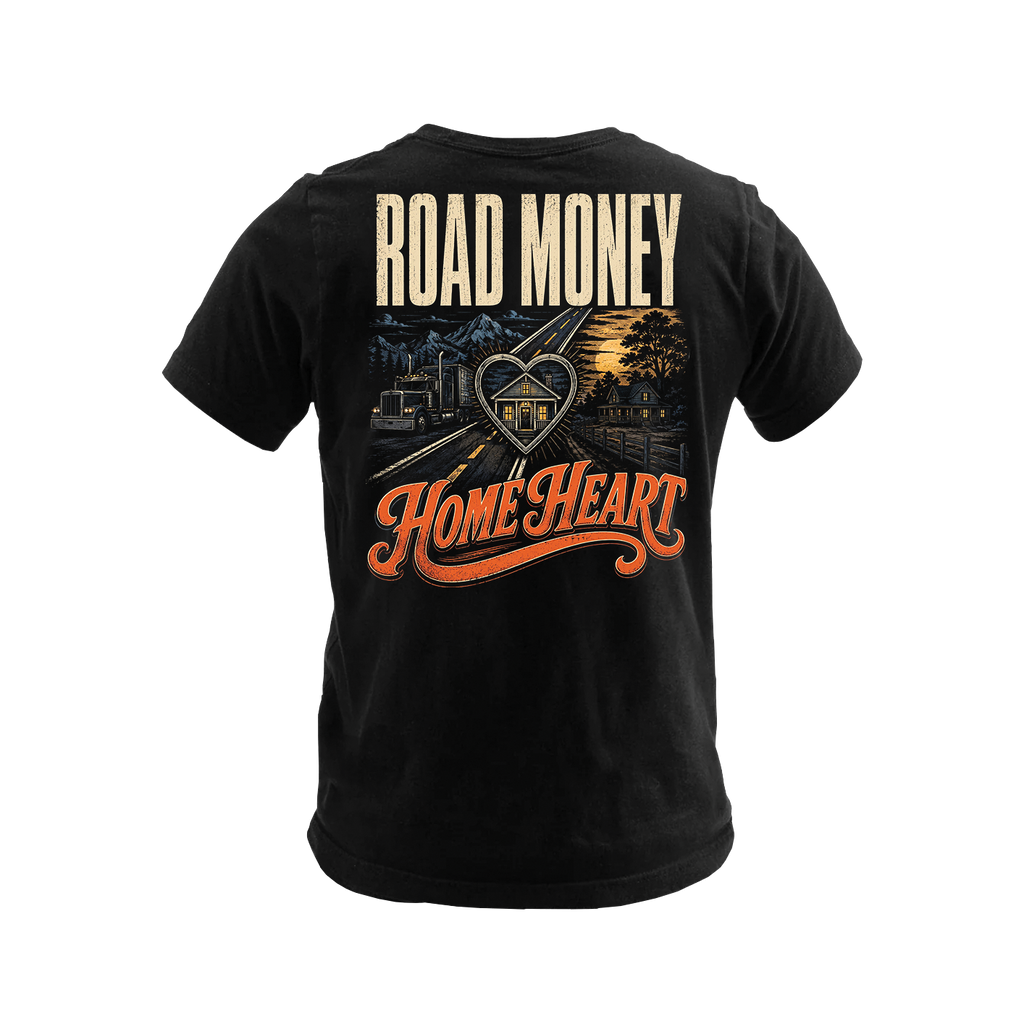 Road Money Home Heart - Premium Tee New