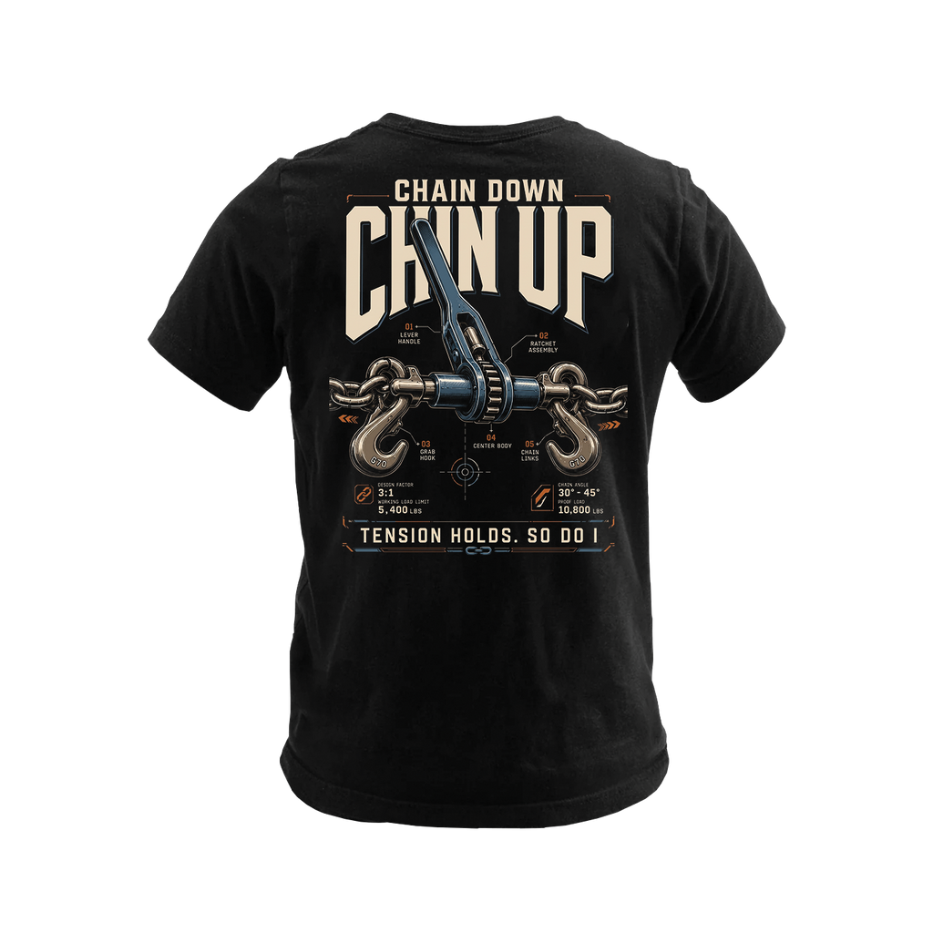 Chain Down Chain Up - Tee Front Back