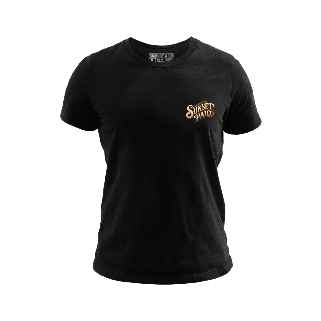 Sunset Paid - Tee Front Back