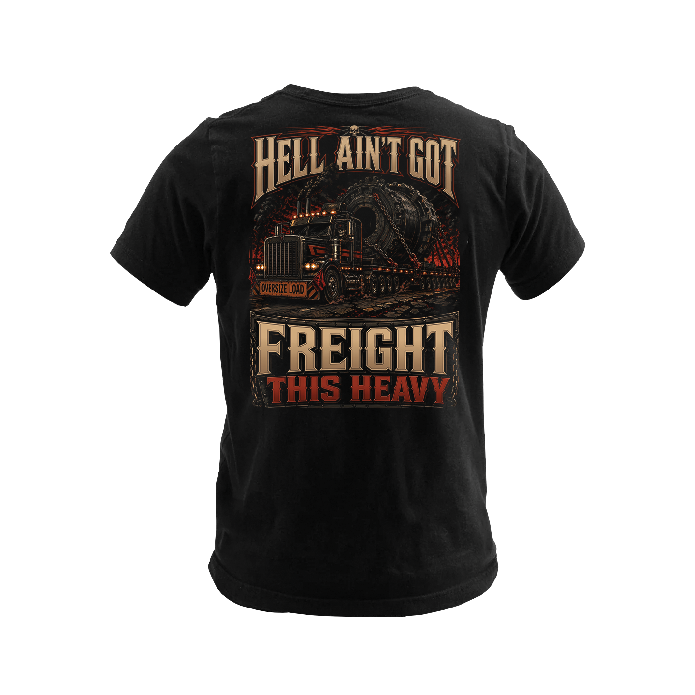 Hell Ain’t Got Freight This Heavy - Premium Tee New