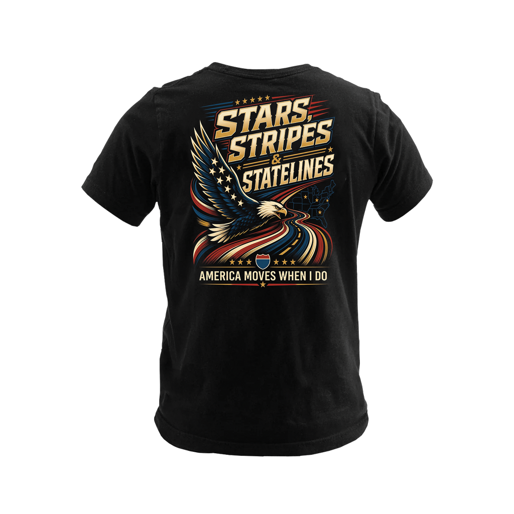 Stars, Stripes & State Lines V2 - Premium Tee New