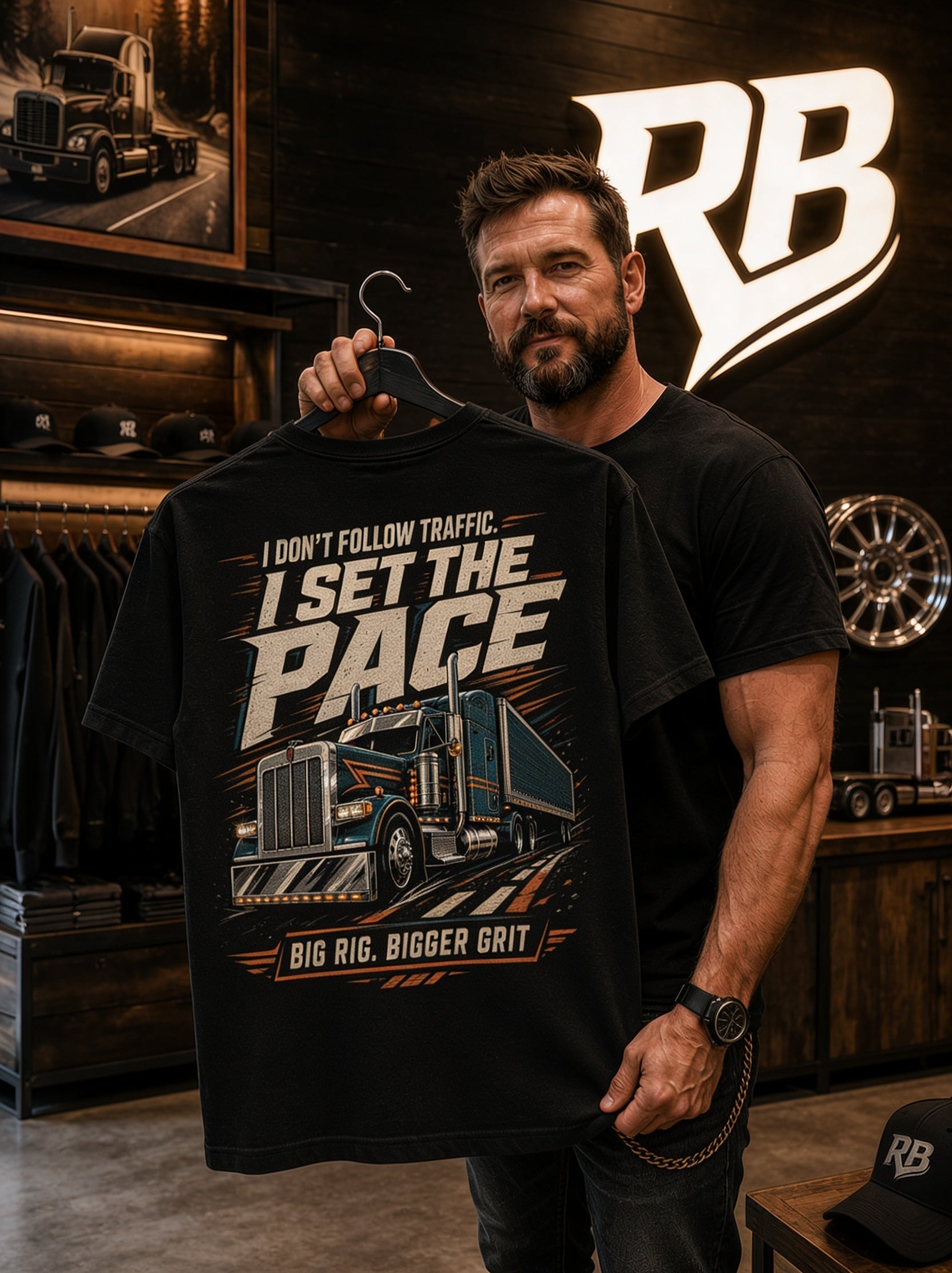 I Don’t Follow Traffic I Set The Pace - Premium Tee New