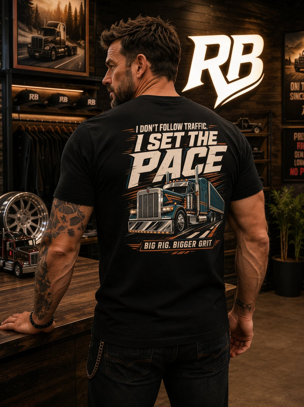 I Don’t Follow Traffic I Set The Pace - Premium Tee New