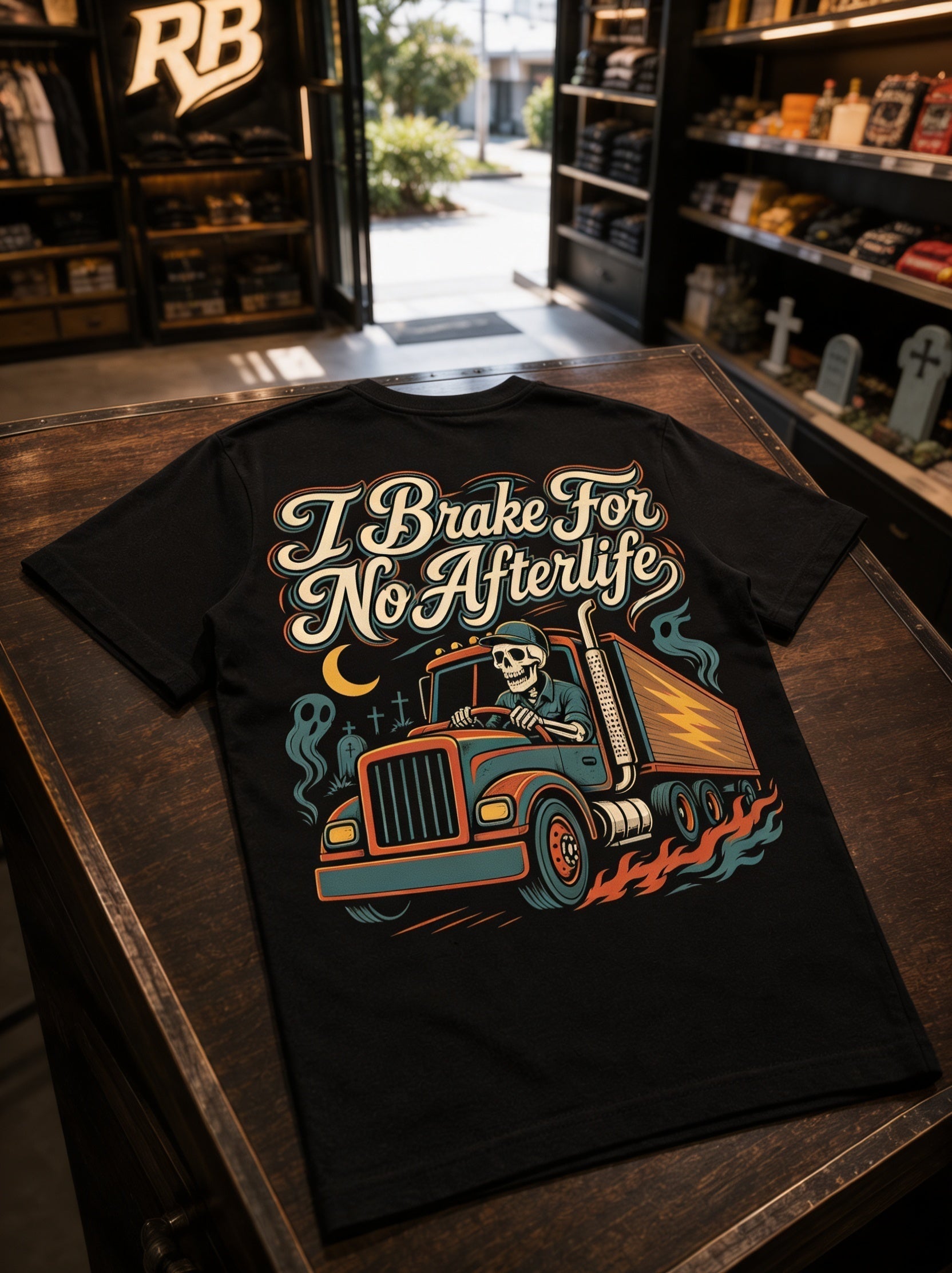 I Brake For No Afterlife - Premium Tee New