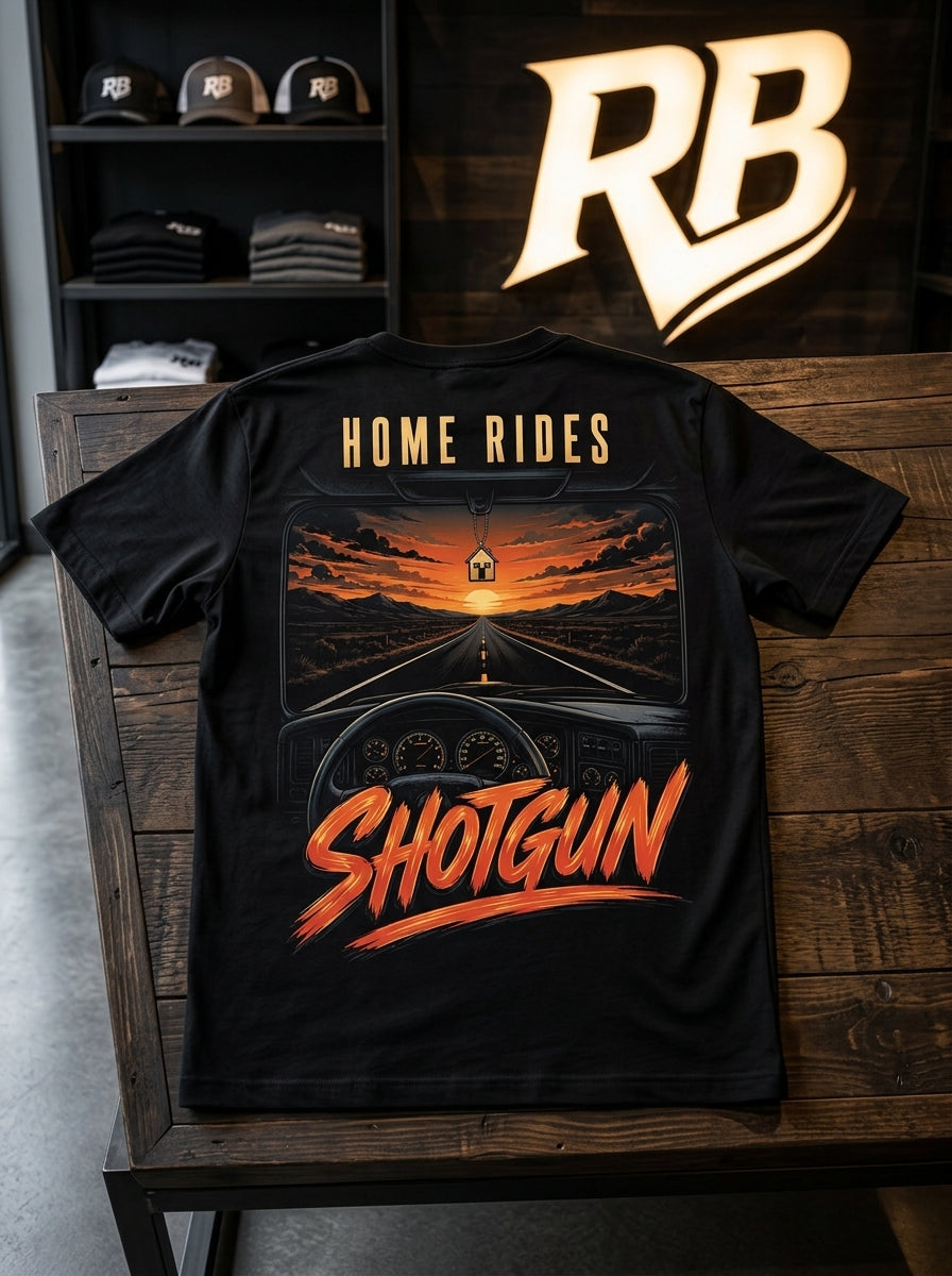 Home Rides Shotgun - Premium Tee New