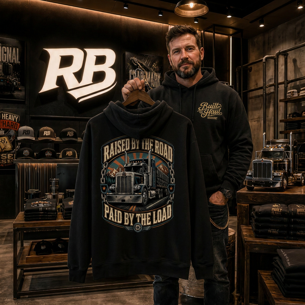 Raised By The Road. Paid By The Load – Hoodie