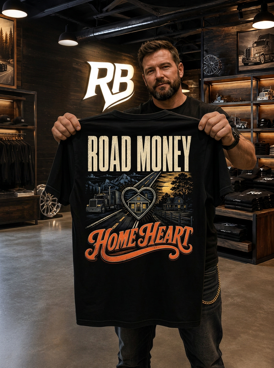 Road Money Home Heart - Tee Front Back