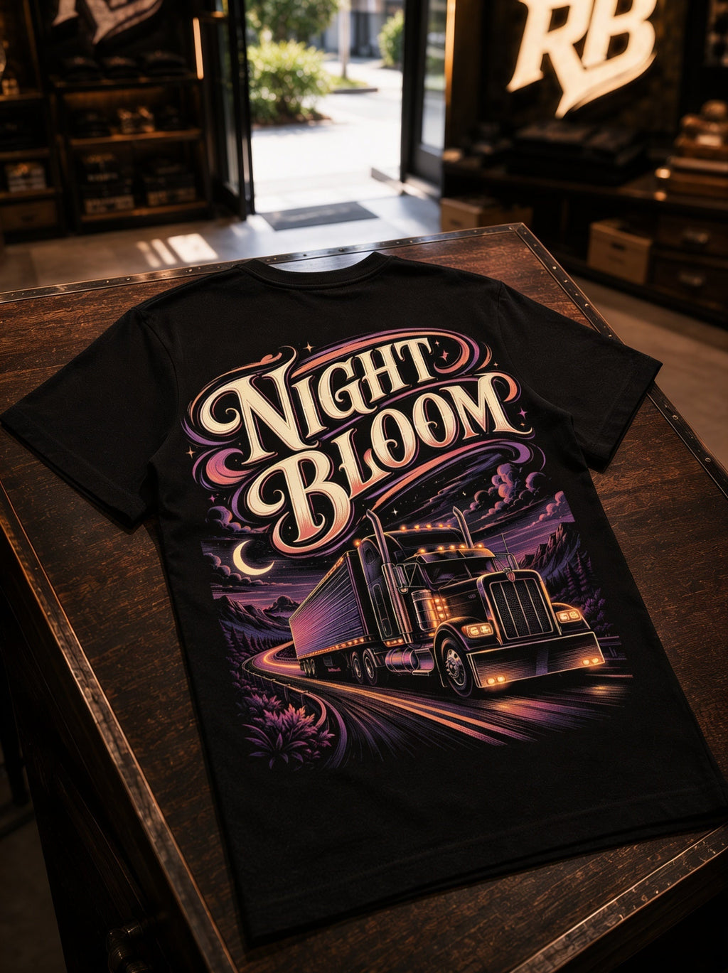 Night Bloom - Tee Front Back