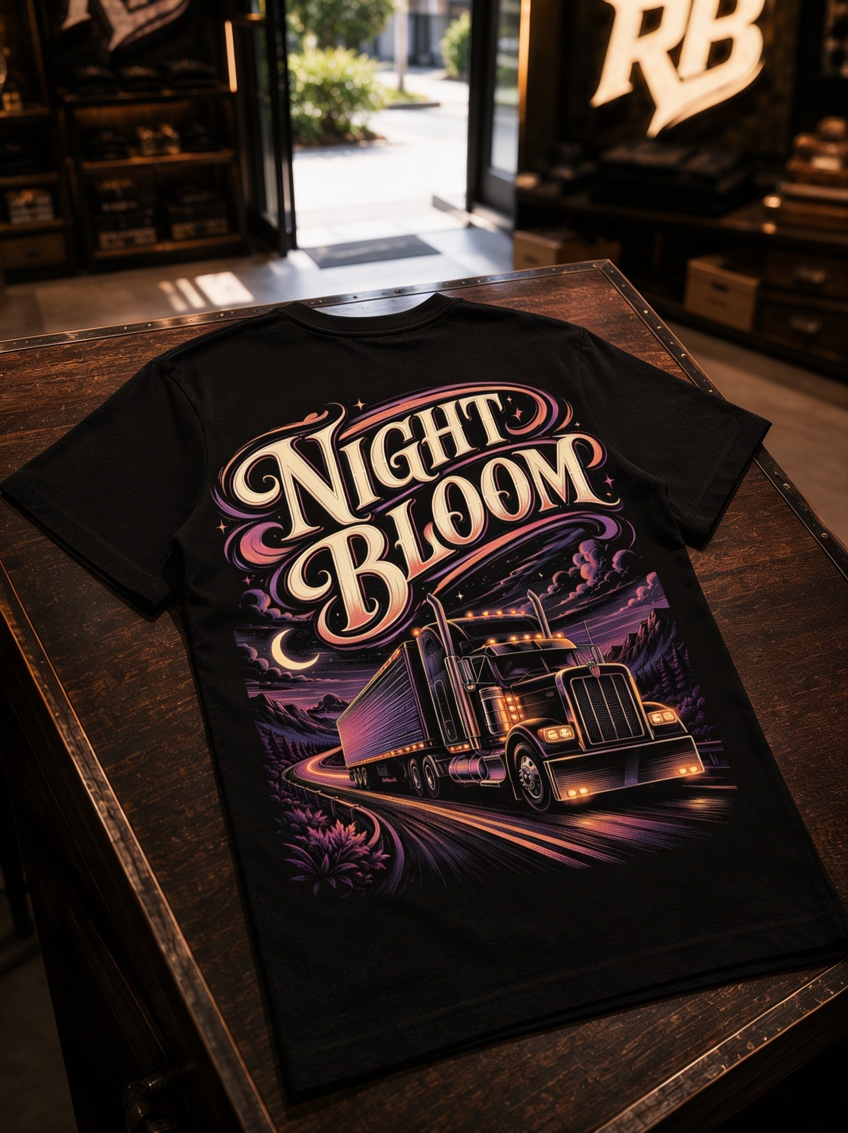 Night Bloom - Premium Tee New